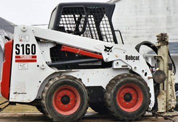 Talon Drilling Company Equipment Geoprobe 4220 mounted on an ATV Bobcat